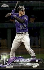 Nolan Arenado 2018 Topps Chrome #163 Colorado Rockies FREE SHIPPING AutographDen