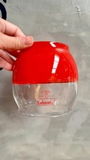 Glass Globe for Coleman 200a 242 249 lantern ,Clear and red colors
