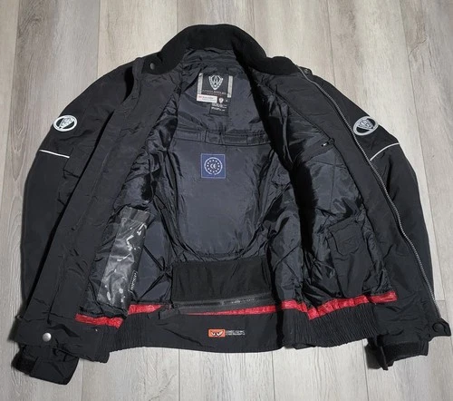 ARLEN NESS AUTHENTIC BIKEWEAR MOTORCYCLE JACKET BLACK 3M SCOTCHLITE SIZE S  - product listing photo