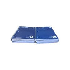 10pk Pen gear 1 Subject Spiral Notebook, 70 College Ruled Sheets 10.5 x8 Blue
