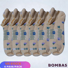 📢 HOT NEW 📢 YELLOW  BOMBAS Garden Party Ankle  Sock 1-6 Pair/Packs -Size S/M/L