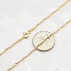 Handmade - Catenina - 14 Carati Oro Giallo - Catena Di Bismark - Foto 3