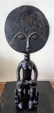 African Wooden Fertility Doll, Akuaba - ASANTI Ghana