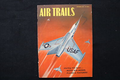 1951 SEPTEMBER AIR TRAILS MAGAZINE - MORE AIR-MODEL PLANS COVER - SP 4184G