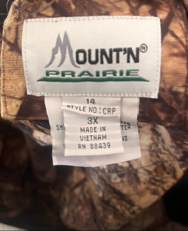 Mount'n Prairie Blaze Orange Camp reversible Insulated Hunting Pants Mens 3XL