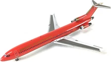 InFlight 200 Braniff Ultra Red/Gold 727-200 1:200 Scale Die-Cast Model Airplane 