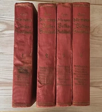 1923 The New Adult Education Centre 4 Volumes Antique Book