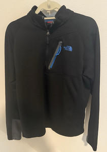 The North Face 1/4 Zip Fleece Pullover Men’s Outdoors Adventure Black LARGE