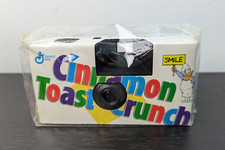 Vintage Cinnamon Toast Crunch Disposable Camera 24 Exposures ASA 400 NEW Sealed