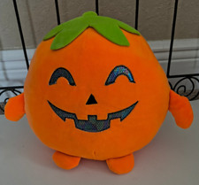 ALMOHADA DE JUGUETE SÚPER PELUCHE CARA CALABAZA APLASTABLE ABRAZO Y LUV 🍊 HALLOWEEN 🎃 ¡OFERTA!!