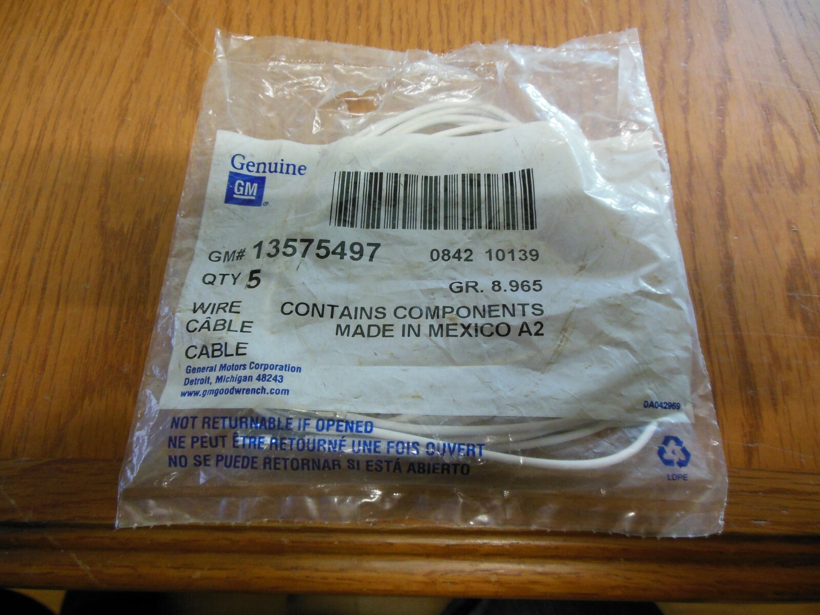 5 OE GM 13575497 Wire Splice Assemblies | eBay 