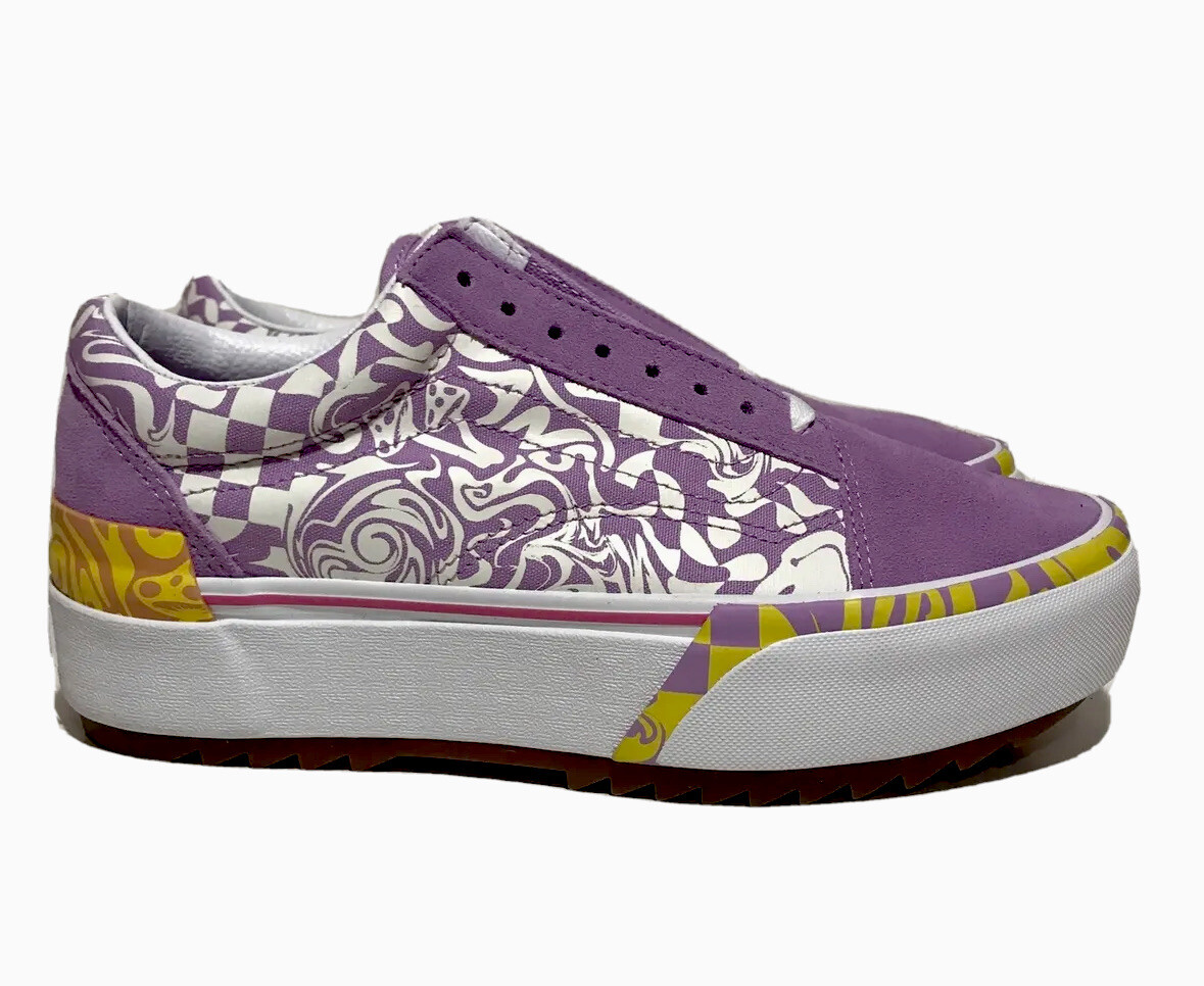 Vans Old Skool Platform Women's Size 10 Wavy Days Stacked
