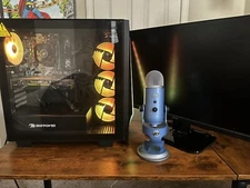 iBUYPOWER Gaming PC Computer+ Acer monitor+yeti Microphone
