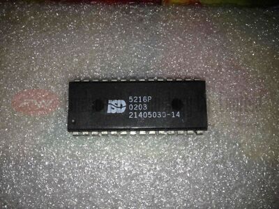 ISD5216P Single-Chip Voice Record/Playback Device PDIP28 x 1pc #E6*