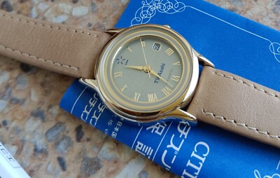 Ladies Citizen Eco-Drive TV Asahi Dress Watch 7371 August 2000