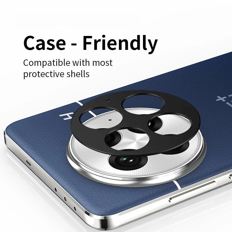Metal Camera Bezel Protector for OnePlus 13 12 Alloy Lens Hollow Cover Ring Film - Image 3 of 4