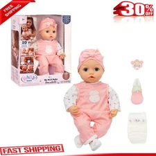 My Real Baby Doll Annabell, Blue Eyes: Realistic Soft-Bodied Baby Doll, Ages 3+