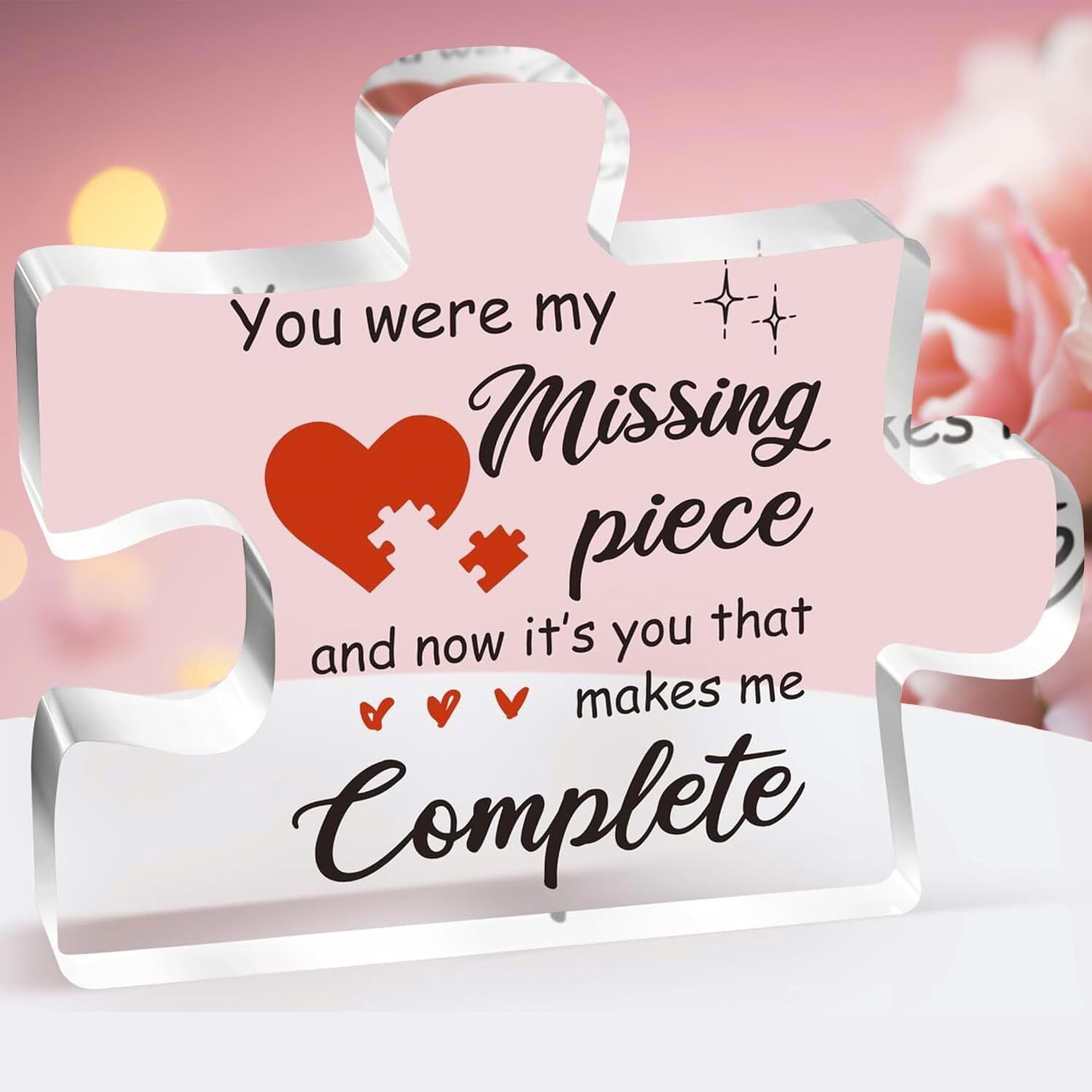 Valentines Day Gifts for Her/Him, Boyfriend Girlfriend - Pink