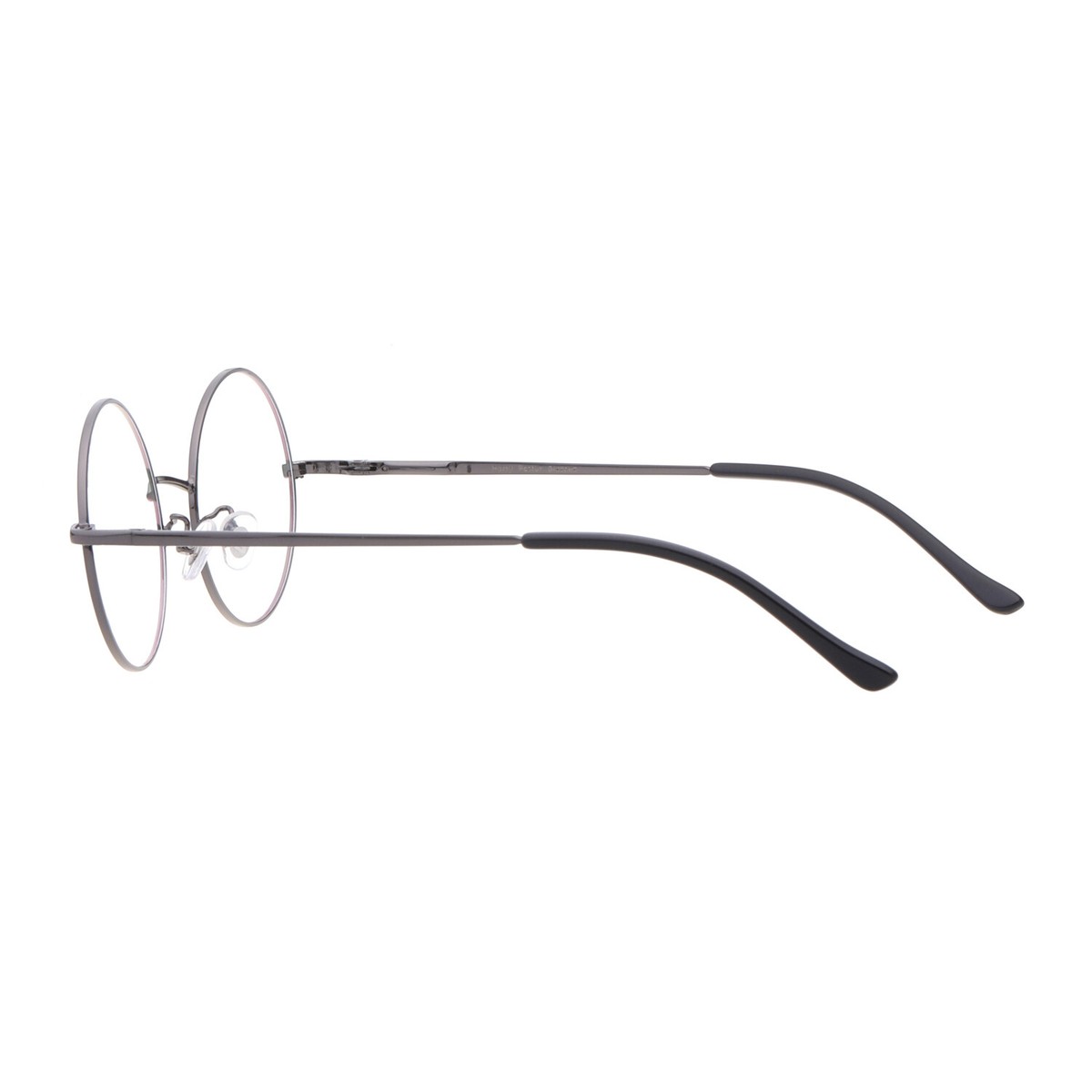 48mm Retro Round Photochromic Grey Reading Glasses Transition