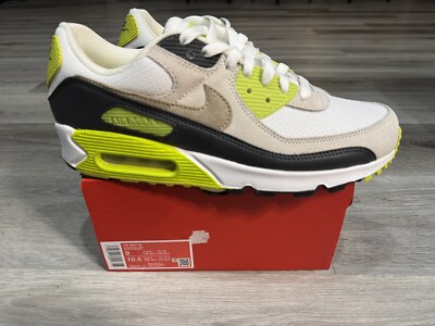 Nike Air Max 90 Running Shoes (Men s Size 9) DM0029 107 White/Khaki/Cyber (NEW)
