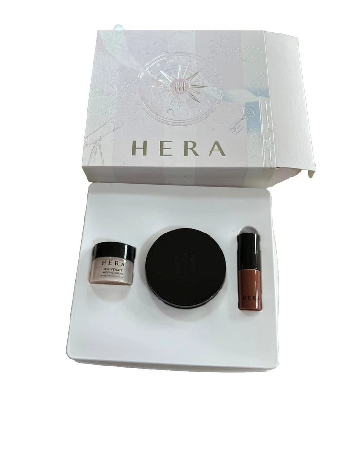 HERA 3 Pieces Black Cushion Foundation, Ampoule Cream + Matte Liquid Lip #462 - Image 2 of 4
