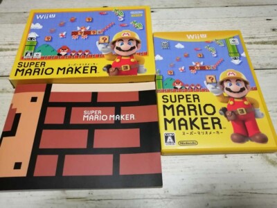 Used Super Mario Maker Nintendo Wii U Japan Import Boxed Manual 2015