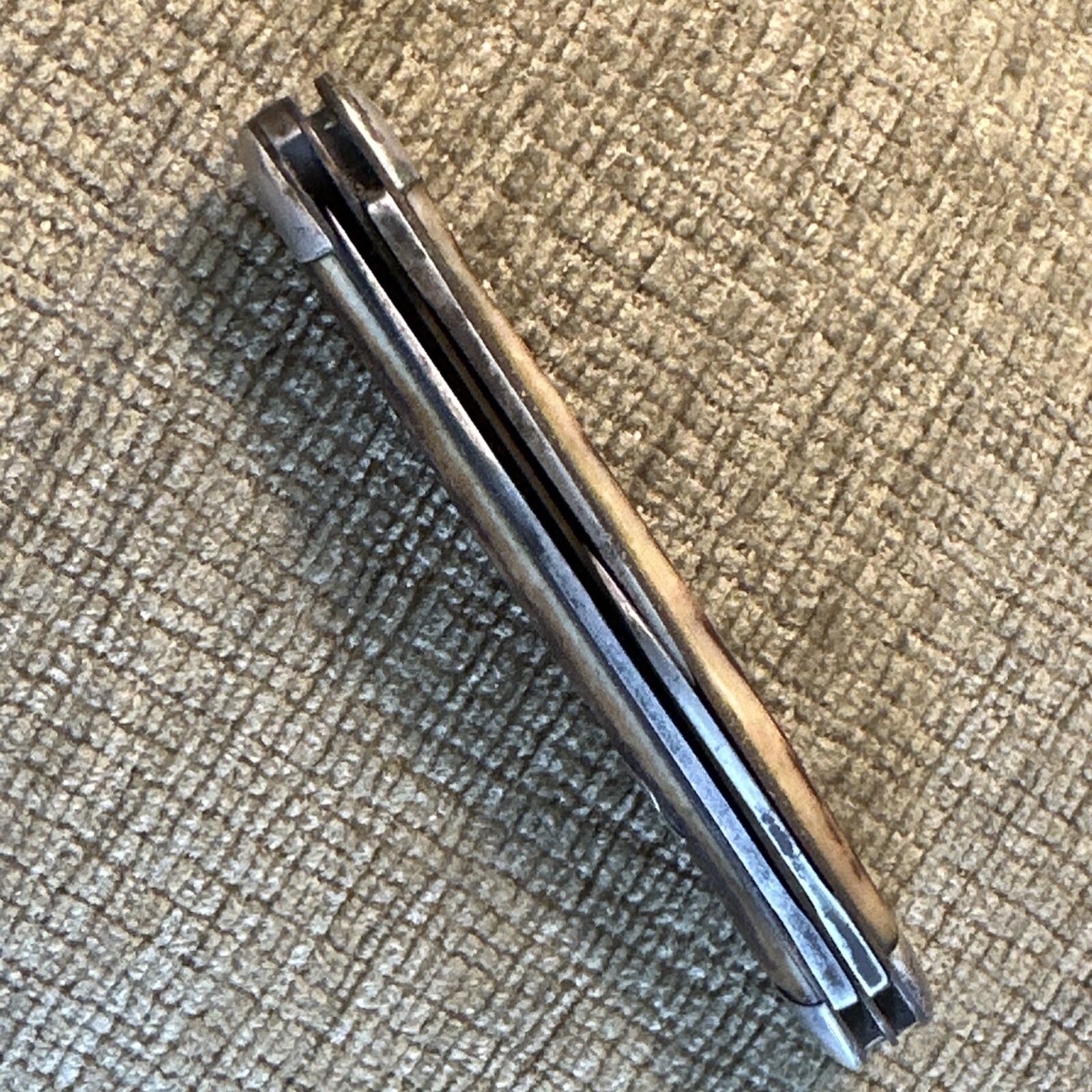 VINTAGE Old Hoffritz NY Germany 3 Blade Stag? Bone Pocket Knife eBay