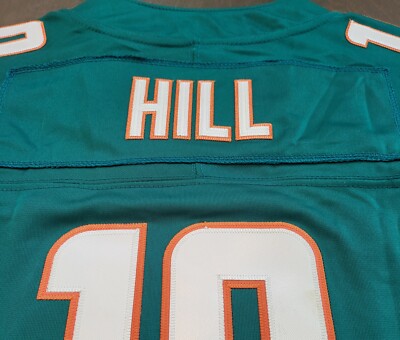 Men's Miami Dolphins #10 Tyreek Hill Men's Multi-Color 2020 Crucial Catch Jersey Greyheather
