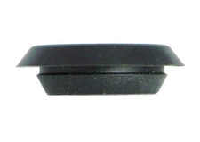 Pack of 25 5/8" 0.625 inch Button Plugs with Flush-Heads - Black Plastic Body...