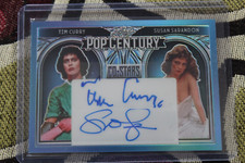 Tim Curry Susan Sarandon Rocky Horror Picture Show Pop Century signed card, 1/1!