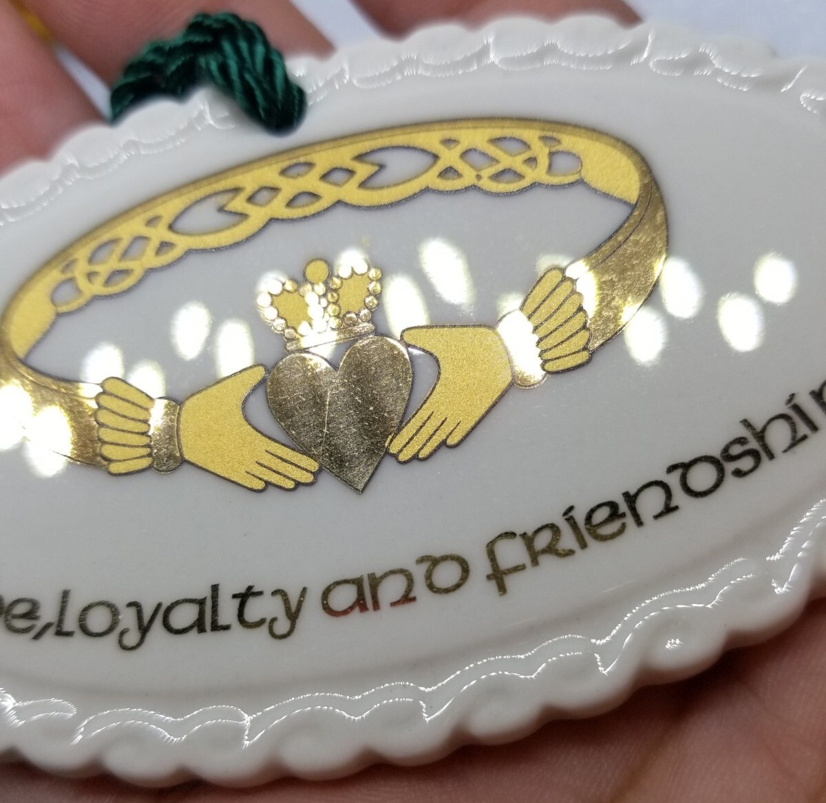 Belleek Donegal Ornament Lot + Wood Ireland Sheep Cross Harp Claddagh Shamrock eBay