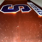 Syracuse Orange License Plate Raised Design W/ Cover  Laser Magic Off. Licensed — photo 3