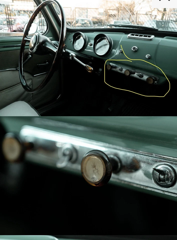 Fiat 1100 103 B - TV First Series Dashboard Plate Cover - Image 2 of 4