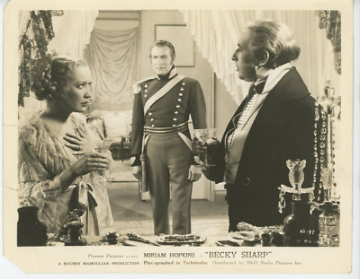 Vintage 8x10 Photo Becky Sharp 1935 Miriam Hopkins Frances Dee Cedric Hardwicke