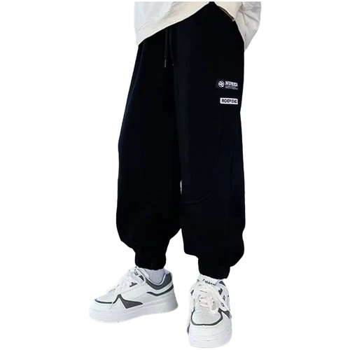 Kids Boys Joggers Baggy Sweatpants Casual Trousers Hiking Pants Picnic Bottoms - Picture 10 of 39