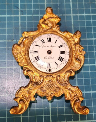 Late 18th, Early 19th Century Isaac Soret Gilt Brass Clock Movement