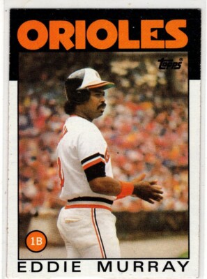 1986 Topps Baseball Eddie Murray No. 30 Baltimore Orioles