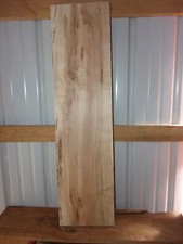 1 PC HARD SPALTED MAPLE LUMBER WOOD KILN DRIED BOARD 40 3/8"X 10 3/8"X 1" 209H