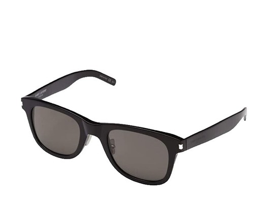 SAINT LAURENT Sunglasses SL335/F 001 size 56 Black Frame in Case