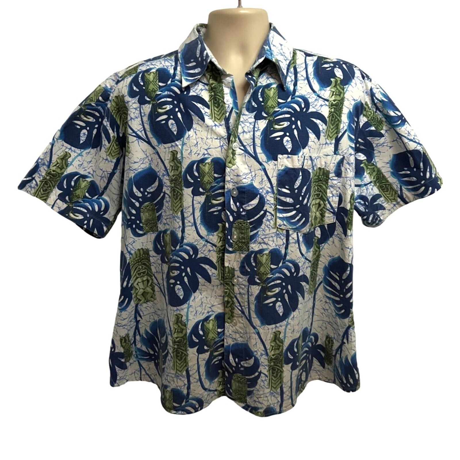 Volcom Chemise boutonnée pour garçons – Chemise d'été décontractée à manches courtes en coton tissé hawaïen pour garçons (8-16), Motif floral noir