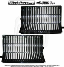 1986 Oldsmobile Cutlass Salon 442 Chrome Plated And Black Painted Grill Set New