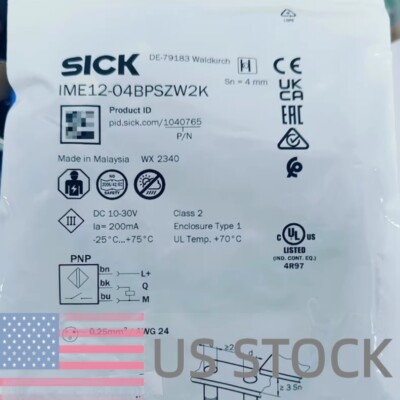 1PC New SICK IME12-04BPSZW2K Sensor In Box Brand new