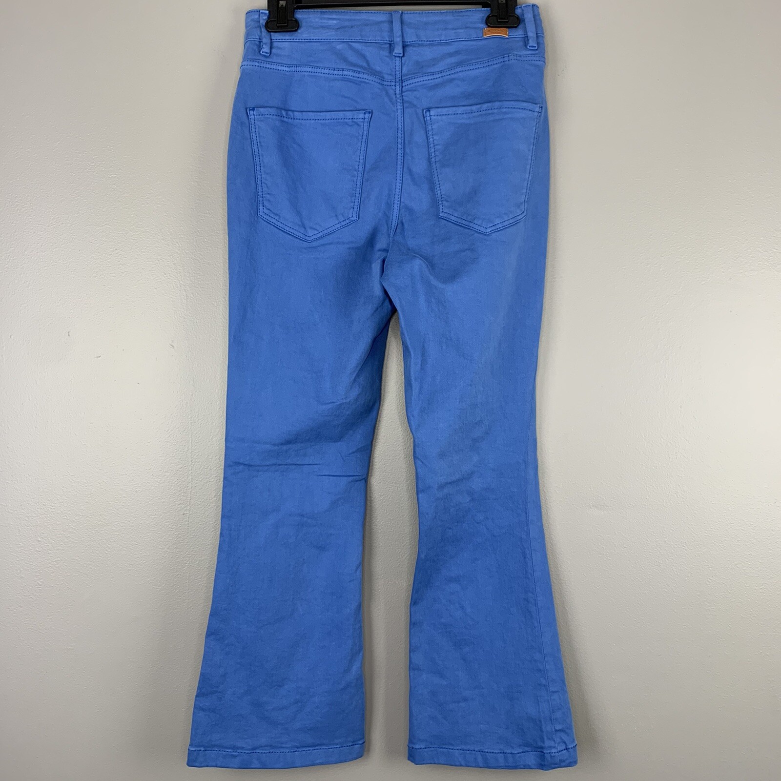 Massimo Dutti Womens Size 4 Skinny Fit High Rise Cropped Bootcut Pants NWT image 6