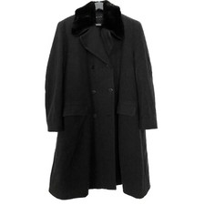 Marni Cashmere Double Breasted Black Coat - Size 42