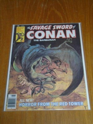SAVAGE SWORD OF CONAN #21 CURTIS / MARVEL US MAGAZINE AUGUST 1977 --