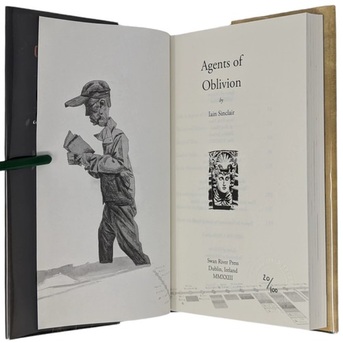 SIGNED Agents of Oblivion IAIN SINCLAIR Swan River Press ILLUSTRATED 2023 Ltd Ed - Picture 9 of 15