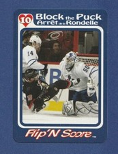 JONAS GUSTAVSSON rc Stephane Yelle 2009-10 Megoli Game Flip N Score Rookie Card*