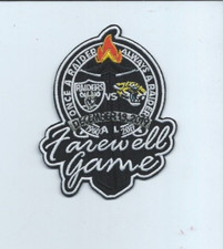 NUEVO 2 3/4 x 3 1/2" Oakland Raiders juego de despedida hierro en parche envío gratuito