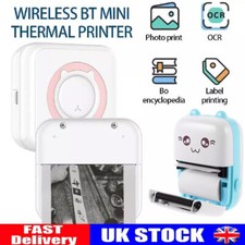 Mini Pocket Thermal Printer Mobile Phone Photos Label Printing-Machine Bluetooth