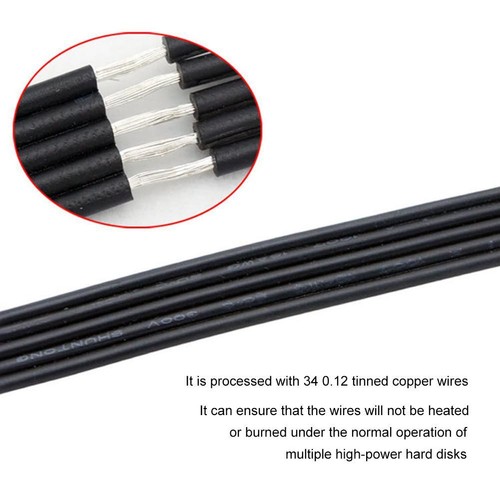 SATA 15Pin Male to Female Extension Cable for Computer Hard Disk (1 to 1) - Bild 10 von 10